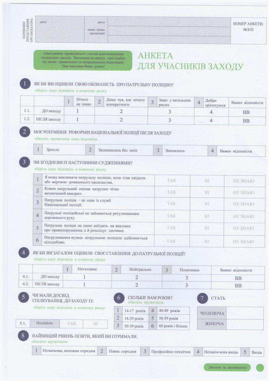 Забезпечення громадського порядку через взаємодію поліції та громади. Оцінка ефективності безпекової ініціативи